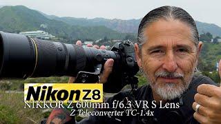 Nikon Z8 and NIKKOR Z 600mm f6.3 VR S Lens Z Teleconverter TC-1.4x - 840mm at F9 - impressive