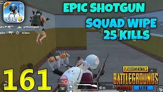 Epic Shotgun Squad Wipe  PUBG Mobile Lite 25 Kills Solo Squad Gameplay