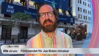 Gabriel Mellqvist om Bidens förtroende - live från New York