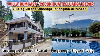 VILLA BUMI ASA  Villa Baru dg Sarana Olahraga Terlengkap & Best View di Puncak Bogor