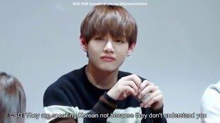 BTS V speak English LOL