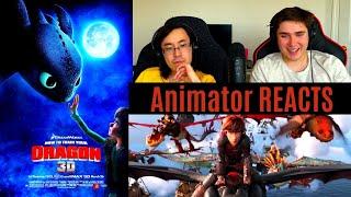 *How to Train Your Dragon* BEST ANIMATION EVER Movie Commentary Animator Reacts