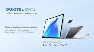 OUKITEL OKT3 - A giant screen beyond imagination  10.5-inch display&8GB+256GB of RAM & 7.4mm thick