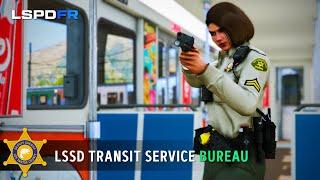 Shootout on the Metro Rail  LSSD Transit Service  GTA5 LSPDFR