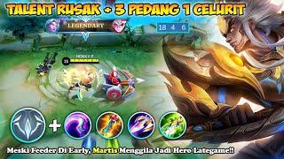 INI BUILD MARTIS TERSAKIT SEKARANG DAMAGE GAK NGOTAK BLASS BEST BUILD MARTIS TOP GLOBAL MLBB 2024