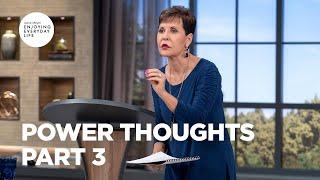 Power Thoughts - Part 3  Joyce Meyer  Enjoying Everyday Life Teaching