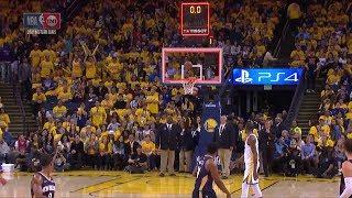 Darius Miller Hits a Deep Buzzer-Beater  Pelicans vs Warriors - Game 1  2018 NBA Playoffs