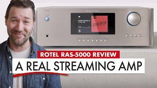 Rotels BEST AMP for Streaming Music  ROTEL RAS-5000 REVIEW