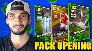 Incrível Pack Opening no POTW Nacional do eFootball 24 Mobile