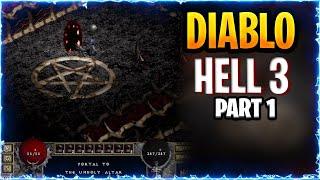 Diablo Hell 3 Blind Playthrough SUPER HARD MOD Elementalist Gameplay  Part 1 of ???