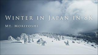 Winter in Japan in 8K- Mt. Moriyoshi-