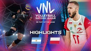  ARG vs.  POL - Highlights  Week 3  Mens VNL 2024