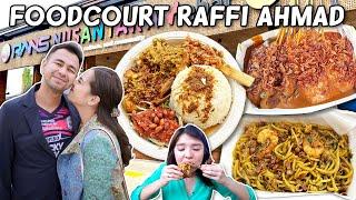 RAFFI AHMAD BUKA FOOD COURT TERBESAR  KITA MAKAN SEHARIAN DISINI…