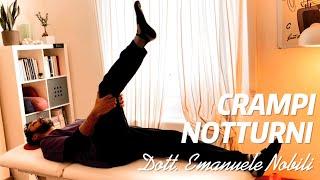 Crampi notturni come risolverli con esercizi di stretching  𝐎𝐬𝐭𝐞𝐨𝐩𝐚𝐭𝐢𝐚  𝐃𝐫. 𝐄𝐦𝐚𝐧𝐮𝐞𝐥𝐞 𝐍𝐨𝐛𝐢𝐥𝐢