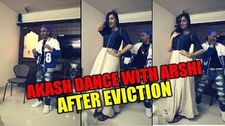 Bigg Boss 11 - Akash Dadlani dance with Arshi Khan after EVICTION