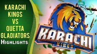 Match 4 Karachi Kings vs Quetta Gladiators - Complete Highlights