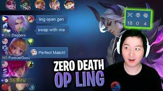 THIS HAPPENED WHEN YOU FORGOT TO BAN LING  Mobile Legends Ling