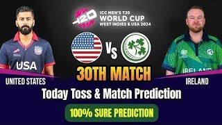 Ireland vs Usa toss Prediction  today toss prediction  T20 World Cup 2024