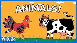 Animals for Kids  Animated Read Aloud Kids Books  Vooks Narrated Storybooks