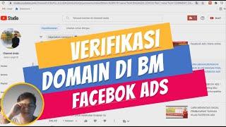 CARA VERIFIKASI DOMAIN BARU DI BM ATAU  BISNIS MANAGER  FACEBOOK ADS