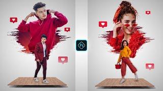 New Trending Dual Instagram Photo Editing Photoshop Tutorial