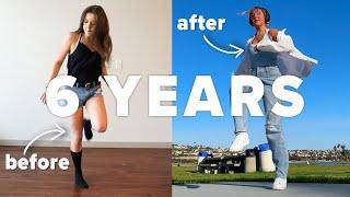 6 Year Shuffling Transformation  My dance GLOW UP from NOVICE to PRO