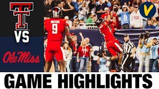 Texas Tech vs Ole Miss  Texas Bowl  2022 College Football Highlights