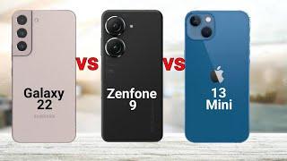 Samsung Galaxy S22 vs Asus Zenfone 9 vs iPhone 13 Mini