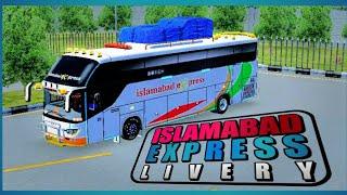 Islamabad Express Livery Bus Simulator Indonesia