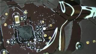 How to correct micro bga soldering when you screw it uphey it happens