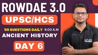 Rowdae Day 6 Ancient India Test 6 Dr Amit Academy