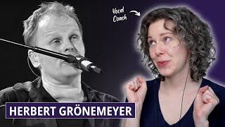 Vocal Coach Hears Der Weg for the First Time - Herbert Grönemeyer Reaction and Vocal Analysis