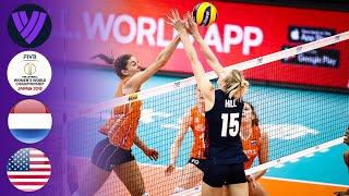 Netherlands  USA - Full Match  Women’s World Champs 2018