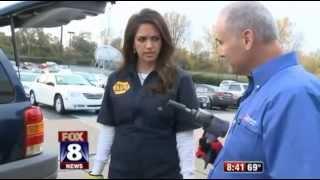 How to change a flat tire Fox 8 Dave Striegel Master Mechanic