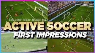Active Soccer 2023 - First Impressions  Starting a Career Mode
