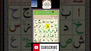 Alif Baa Taa  Qaida Noorania lesson 1  Arabic Alphabet  Noorani Qaida Alif Baa  Arabic beginners