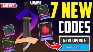 *NEW* WORKING ALL CODES FOR Murder Mystery 2 IN AUGUST 2024  ROBLOX Murder Mystery 2 CODES