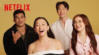 XO Kitty Cast Tries Not to Laugh  Netflix