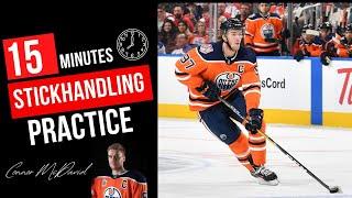 BEST STICKHANDLING WORKOUT - 15 MINUTES OF HARD WORK  OFF-ICE WORKOUT FOR HOCKEY PLAYERS