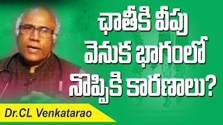 DR CL VENkatrao ఛాతికి వీపు వెనుక భాగంలో నొప్పికి కారణాలు ? i6 health