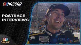 NASCAR Cup Series POSTRACE INTERVIEWS Iowa Corn 350  61623  Motorsports on NBC