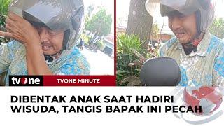 Seorang Bapak di Yogyakarta Nangis di Pinggir Jalan Gegara Dibentak Sang Anak  tvOne Minute