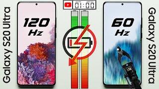 120 Hz vs. 60 Hz Battery Test