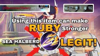 RUBY BEST EARLY ITEM FOR SEASON 31  RUBY BEST BUILD 2024  RUBY GAMEPLAY  ikanji  MOBILE LEGENDS