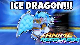 Ice Dragon Mythic - Anime Defenders Roblox