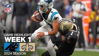 Carolina Panthers vs. New Orleans Saints Game Highlights  NFL 2024 Season