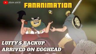 Luffy meets Dorry and Brogy in egghead  FLIPACLIP FAN ANIMATION  Jean ASCE