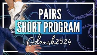 Junior Pairs Short Program  Gdansk 2024  #JGPFigure