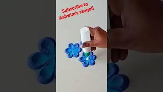 small flower rangolieasy rangoliyoutube short rangoli designdiwali rangoli