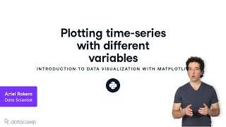Plotting Time Series with Different Variables  Matplotlib